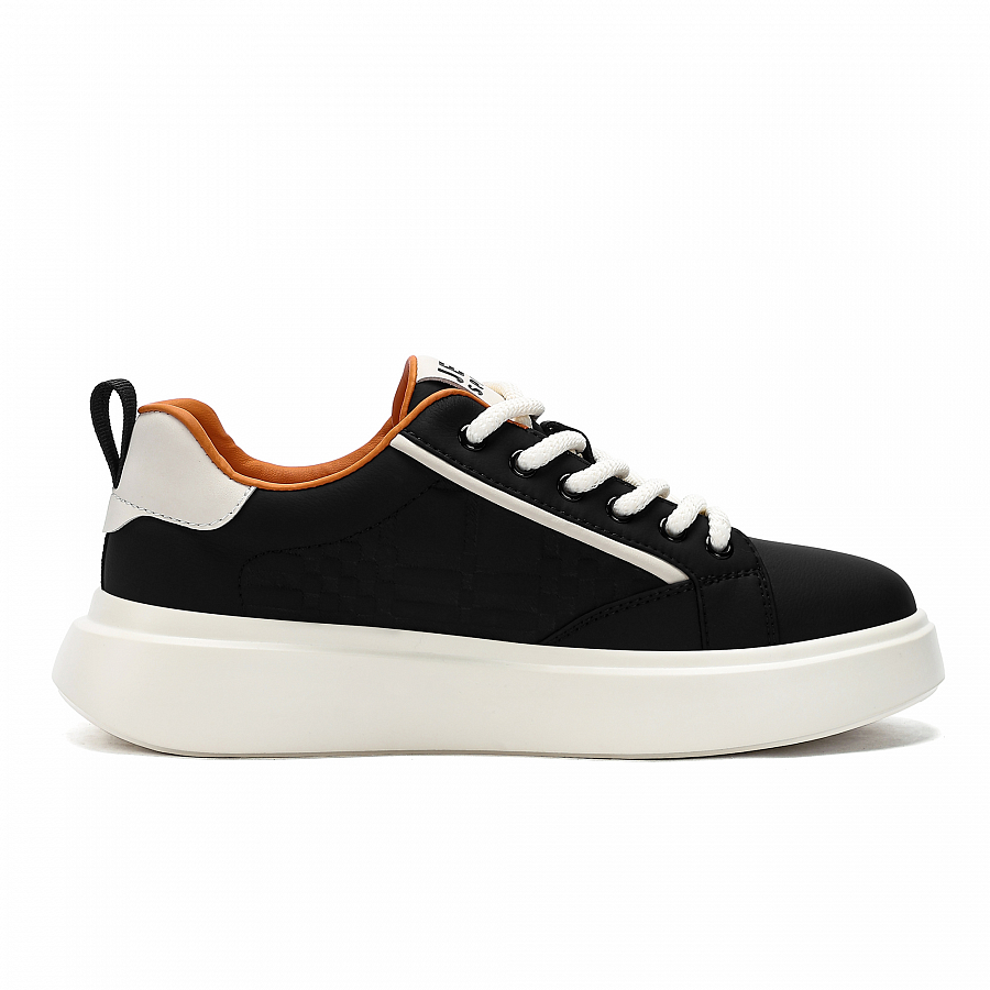 JEEP SPIRIT Low Top Skateboard Shoes Men's Black купить в интернет-магазине Yoocart с быстрой доставкой по России.
