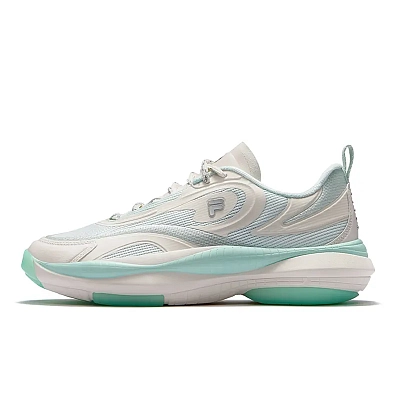 FILA FUSION RAY V Radiation 5th Generation Low Top Casual Shoes Women's Green White