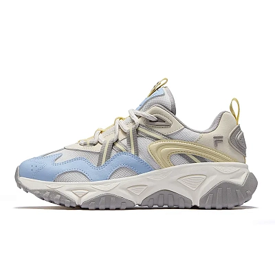 FILA FUSION FREEROAM Hiking Shoes Low Top Casual Shoes Women's Fragrant Snow White Sky Blue