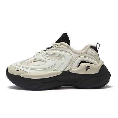 FILA FUSION BUZZARD Meteorite Shoes Wear-Resistant Coverage Low-Top Casual Shoes Women's Angola Brown