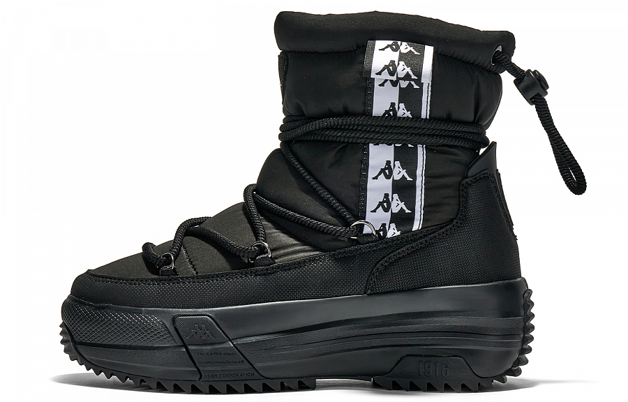 Kappa Warm Slip-Resistant Crew Snow Boots Women's Black купить в интернет-магазине Yoocart с быстрой доставкой по России.