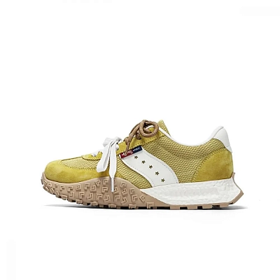 JEEP SPIRIT Leisure Collection Chunky Sneakers Women's Low top Wheat Yellow