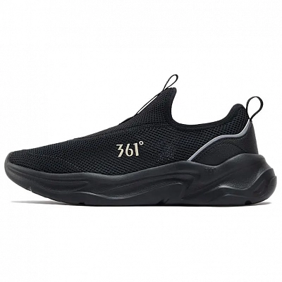 361° Cushioning, Wear Resistant Low Top Casual Shoes Men's Black