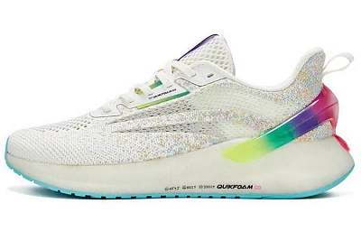 361° Superfly Wing Slip Resistant Shock Absorbers With Abrasion Resistant Properties Low Top Running Shoes White