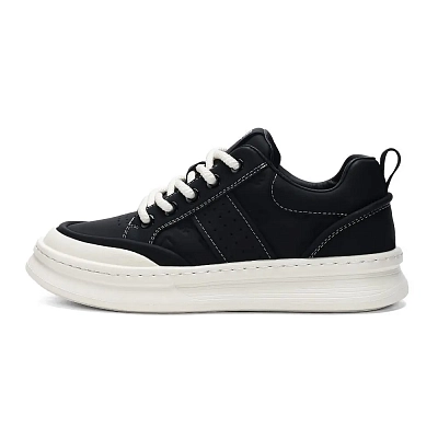 JEEP SPIRIT Shock Absorbers Quick Dry Abrasion Resistant Moisture Wicking Low top Skateboard Shoes Men's Graphite Black