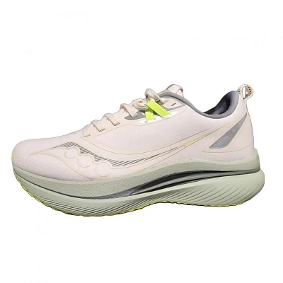Saucony Anti-Slip Wear-Resistant Low-Top Running Shoes Men's White Green