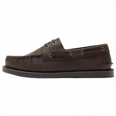 ZARA Boat Shoes Men's Brown