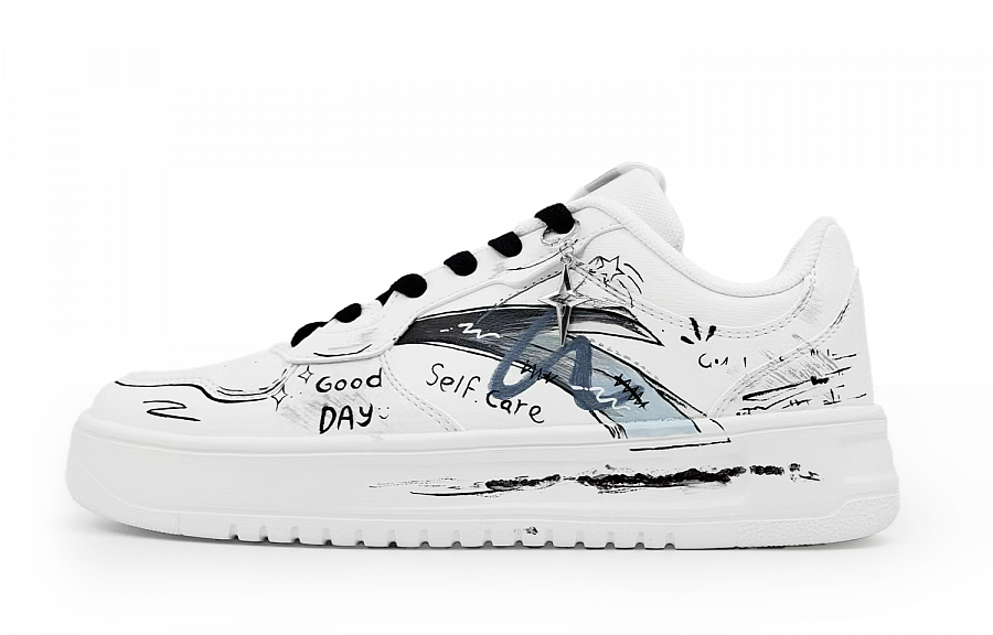 Anta Relaxed Abrasion Resistant Cushioning Low top Skateboard Shoes Unisex White купить в интернет-магазине Yoocart с быстрой доставкой по России.