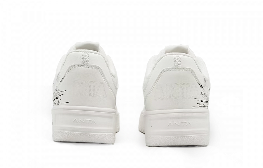 Anta Relaxed Abrasion Resistant Cushioning Low top Skateboard Shoes Unisex White купить в интернет-магазине Yoocart с быстрой доставкой по России.