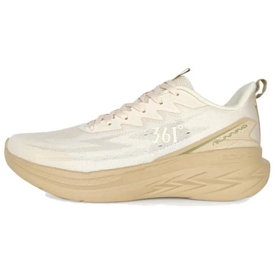 361° Cushioning Lightweight Low Top Casual Running Shoes Men's Beige