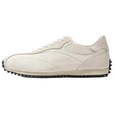 ZARA LIMITED EDITION Abrasion Resistant Low top Casual Shoes Men's Gray White
