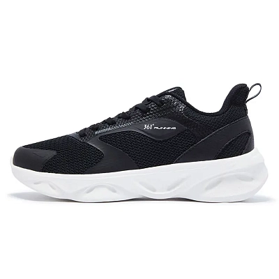 361° Abrasion Resistant Breathable Slip Resistant Low Top Casual Running Shoes Women's Black White