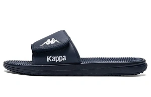Kappa EVA Leather Patchwork Slip Resistant Slide Slippers Unisex Blue White