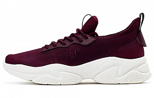 361° Cushioning, Slip Resistant, And Abrasion Resistant Low Top Sports Casual Shoes Men's White Red