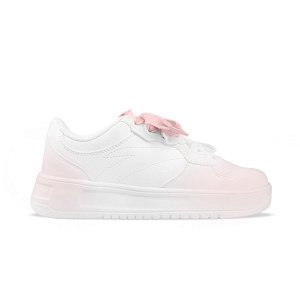 Anta Relaxed Slip Resistant Abrasion Resistant Low top Skateboard Shoes Women's Pink White 1 4149368