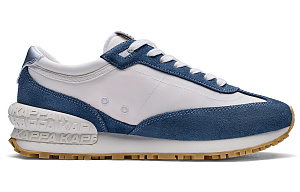 Kappa Anti Slip Wear Resistant Low Top Running Shoes Unisex Blue White 1 4149394