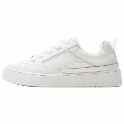 ZARA Low Top Skateboard Shoes Men's White