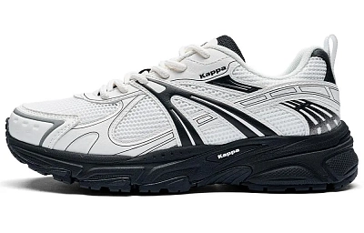 Kappa Height Increasing Breathable Low top Running Shoes Women's White Black
