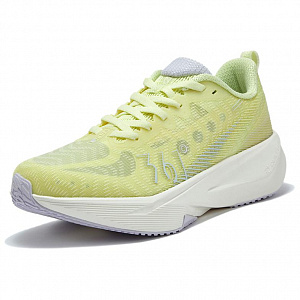 361° Anti Slip Wear Resistant Low Top Casual Training Sprint Running Shoes Women's Yellow White 1 4149904