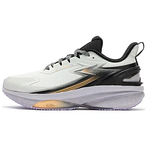 361° Rainproof Screen 8.0 Cushioned Wear-Resistant Slip-Resistant Low-Top Sprint Running Shoes Women's White Black