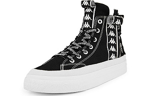 Kappa BANDA Non slip Lightweight High Top Skateboard Shoes Unisex Black 1 4149983