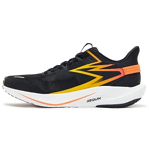 361° Speed Team Cushioning Abrasion Resistant Breathable Low Top Running Shoes Unisex Black Yellow