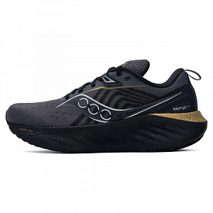 Saucony TRIUMPH 22 Durable Breathable Low-Top Running Shoes Unisex Black