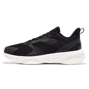 361° Anti Slip Wear Resistant Low Top Casual Running Shoes Men's Black White