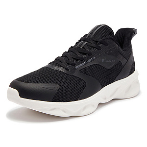 361° Anti Slip Wear Resistant Low Top Casual Running Shoes Men's Black White 1 4150049