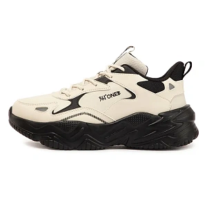 361° Croissant Slip Resistant, Abrasion Resistant, Thermal Low Top Casual Shoes Women's Beige Black