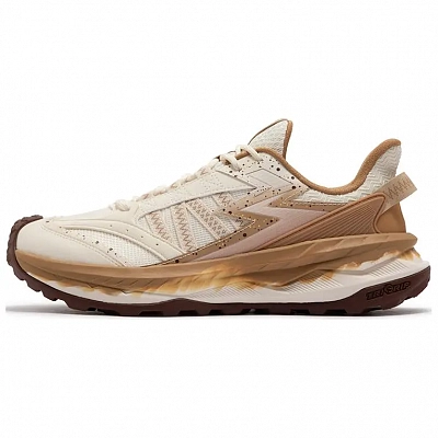 361° Cushioning Anti-Slip And Wear-Resistant Low-Top Casual Trail Running Running Shoes Men's Beige Brown