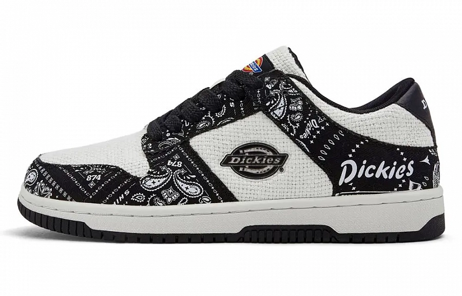 Dickies Low Top Skateboard Shoes Men's Black White купить в интернет-магазине Yoocart с быстрой доставкой по России.