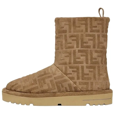 FENDI Apres Chic Monogram Detailed Boots Women's