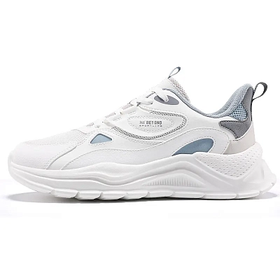 361° Cushioning Breathable Low Top Casual Running Shoes Men's White Blue