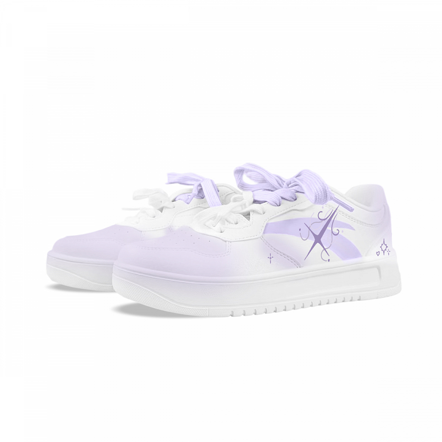Anta Relaxed Slip Resistant Abrasion Resistant Low top Skateboard Shoes Men's White Purple купить в интернет-магазине Yoocart с быстрой доставкой по России.