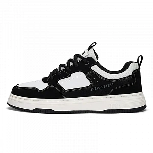 JEEP SPIRIT Low Top Skateboard Shoes Men's Graphite Black