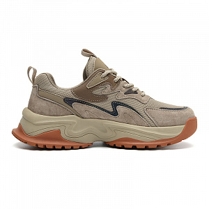 JEEP SPIRIT Low Top Chunky Sneakers Men's Elk Brown 1 4150603