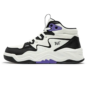 361° Coverage Thermal Slip Resistant High Top Skateboard Shoes Men's Black White