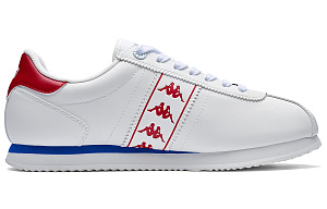 Kappa Urban Sports Back to Back Thermal Slip Resistant Low Top Skateboard Shoes Unisex Classic White Cherry Red 1 4150612