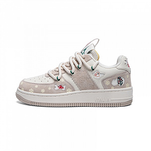 Kappa Slip Resistant Low Top Skateboard Shoes Women's Classic White Cool Gray 1 4150619