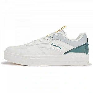 361° Air Force One Slip-Resistant Cushioning Low-Top Skateboard Shoes Men's White Green