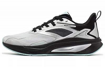 361° Cushioning Low Top Running Shoes Men's Silver