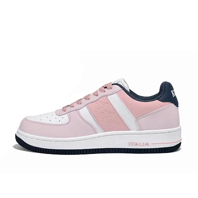 Kappa Slip-Resistant Low-Top Skateboard Shoes Unisex Pink