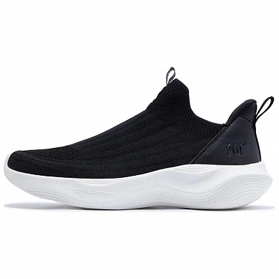 361° Anti-Slip Wear-Resistant Low-Top Casual Running Shoes Men's Black White