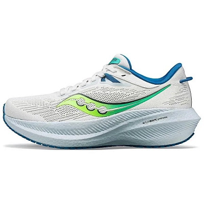 Saucony Triumph Victory 21 Low Top Running Shoes Women's Silver Green