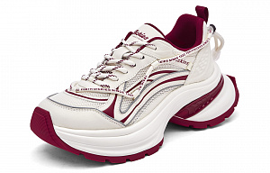 Dickies Low-Top Chunky Sneakers Women's Beige Red 1 4150929