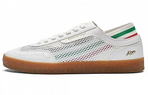 Kappa Back to Back Lightweight And Breathable Low Top Skateboard Shoes Unisex Classic White