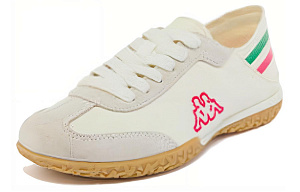 Kappa Shock Absorbers With Slip Resistant And Abrasion Resistant Properties Low Top Casual Shoes Unisex White 1 4151000