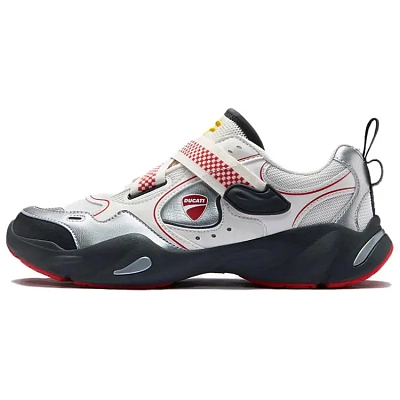 Ducati x FILA FUSION EVA SLIM Waterdrop Shoes Breathable Low Top Casual Shoes Women's Red White