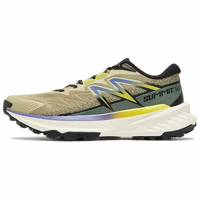 361° Anti Slip Wear Resistant Low Top Casual Running Shoes Men's Green Yellow